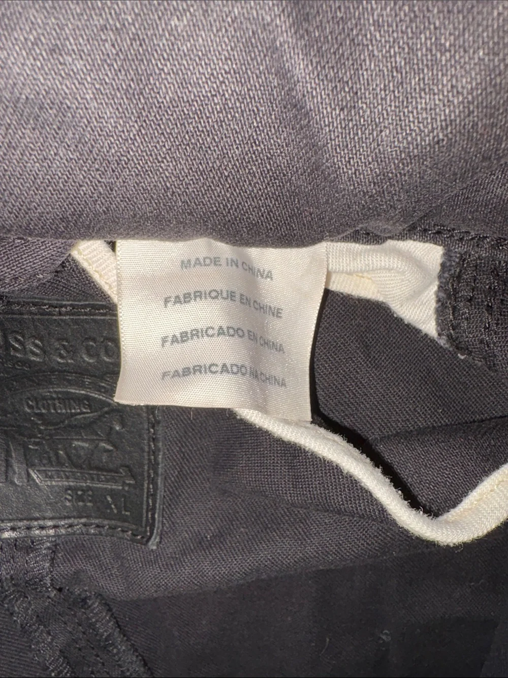 Vintage Levi Strauss & Co. Black Country Clothing Jacket – Men’s XL